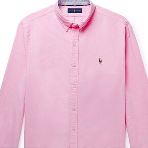 Polo Ralph Lauren Oxford Button Down Shirt Long Sleeve Mens GREAT DEAL!